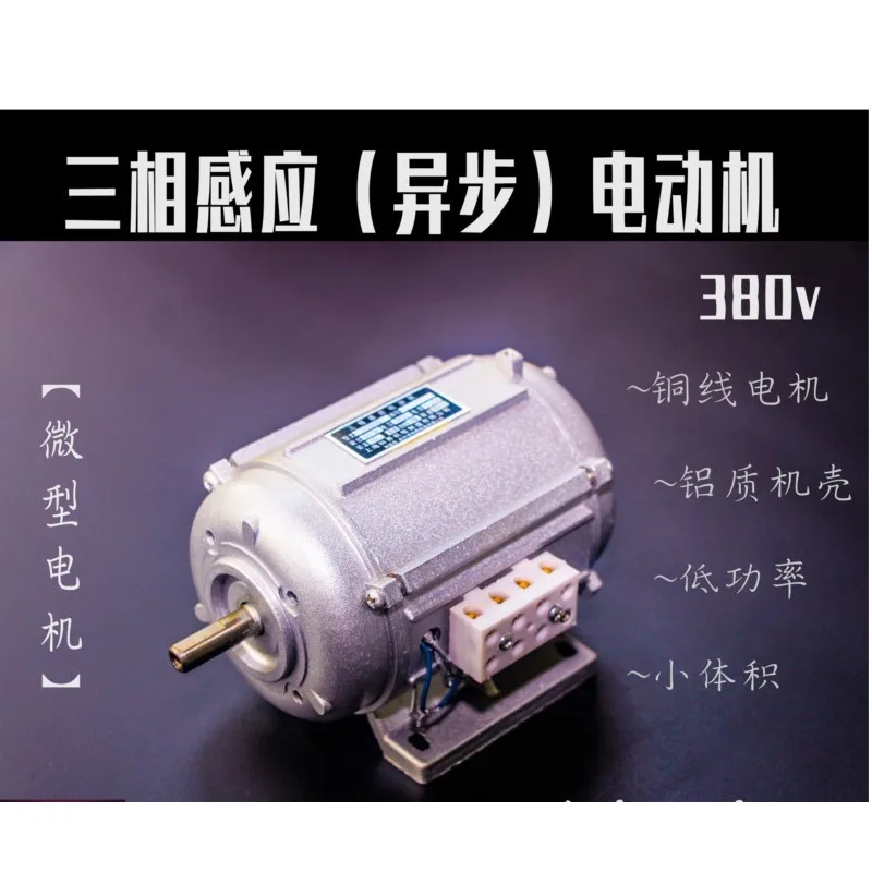 

Three Phase Motor Three Phase 380V 60W 90W Copper Wire Micro Motor High Speed Low Speed Small Size (Excluding Accessories)