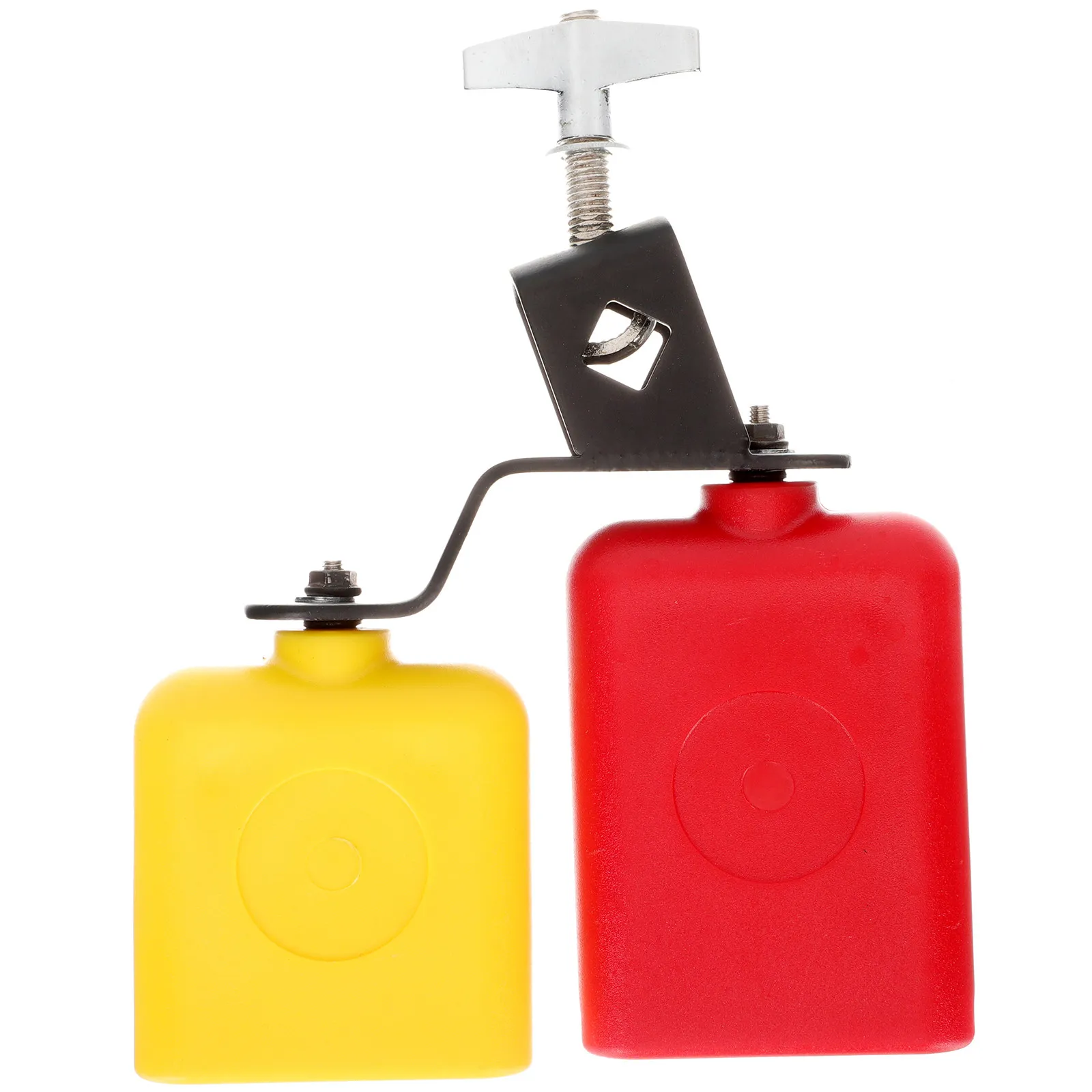 High Grade Plastic Cowbell Percussion Instrument Accessory for Drum Set Natural Fresh Sound Fine Workmanship Educational Musical