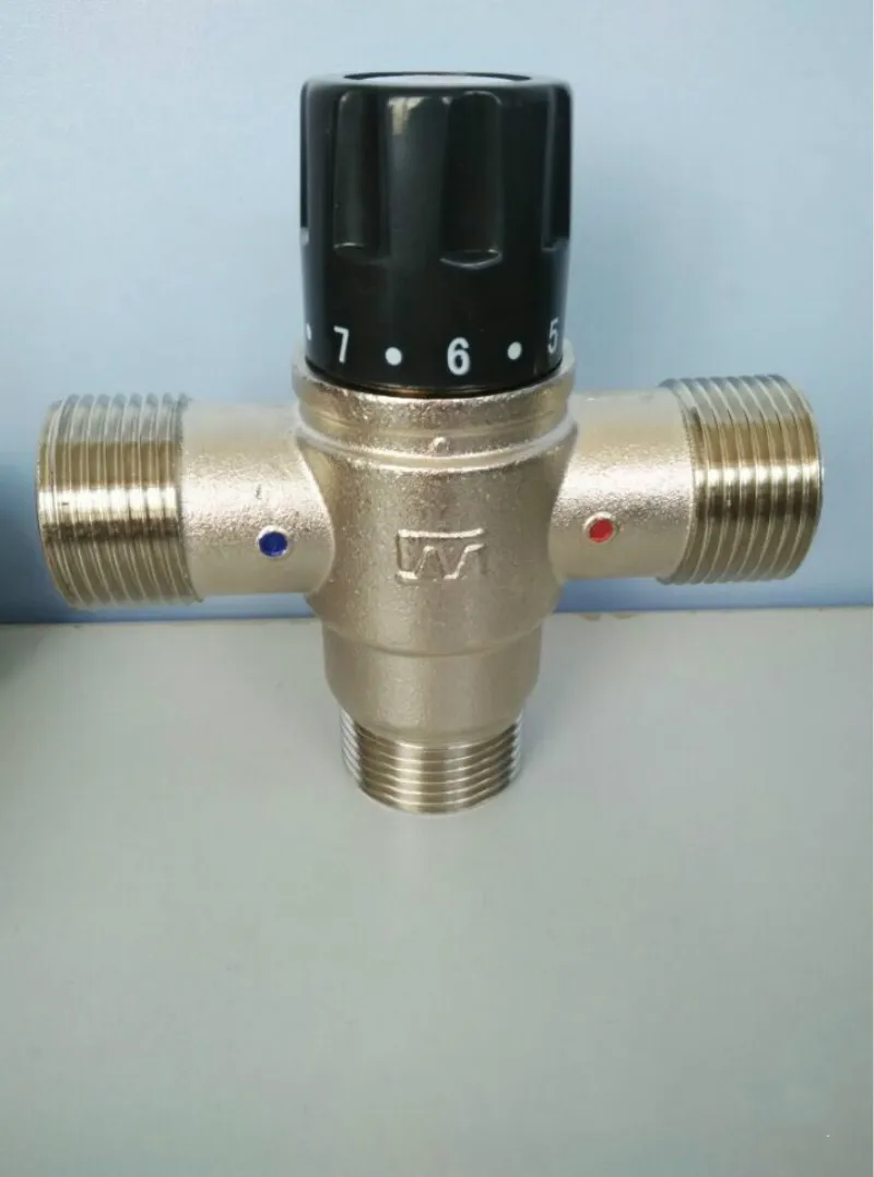 Brass Solar Heater Thermostatic Mixing Valve 1 Inch DN25 Automatic Water Temperature Control Replacement Part