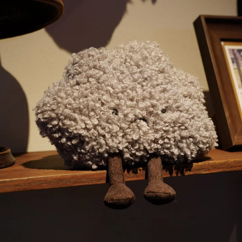 Lindo estilo japonés nube oscura muñeco de peluche juguete divertido triste nube curativa clima muñeco de peluche niños compañero juguete regalo de cumpleaños