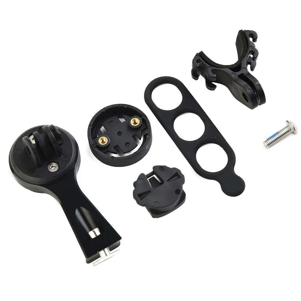 

Mount Bracket Gauge Handlebar Aluminum Alloy Black Sports MTB Replacement Accessories Bicycle Durables Xmas Gifts