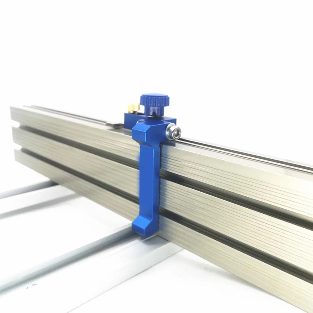 

Profile Fence Good Sealing T Track Slot Aluminum Alloy Sliding Brackets Lightweight Miter Fence Connector High Strength