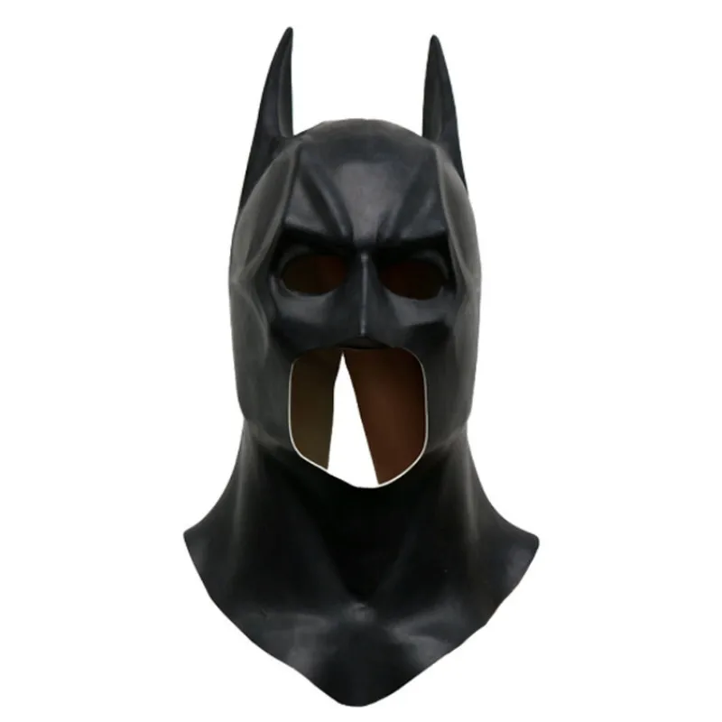 Bat Latex Masks Man Full Head Mask Bruce Wayne Dark Knight Cosplay Bats Mask Halloween Party Props