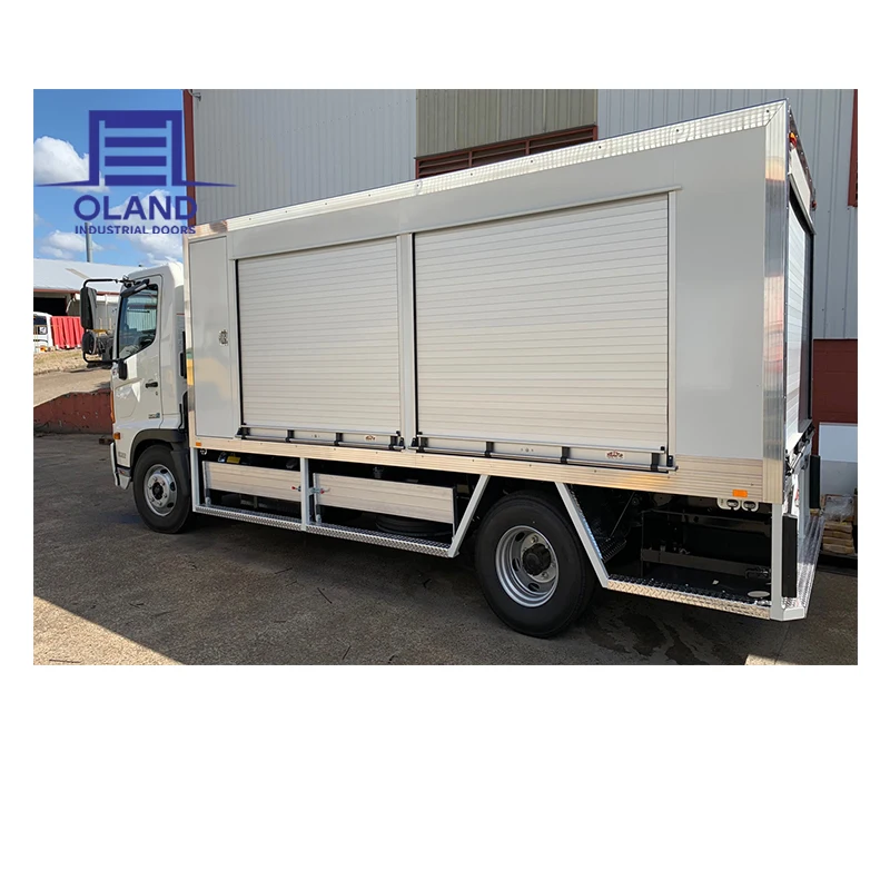 Customized High Quality Truck Roller Shutter Doors Aluminum Cabinet Box Truck Roll Up Door Fire Truck Garage Rolling Door