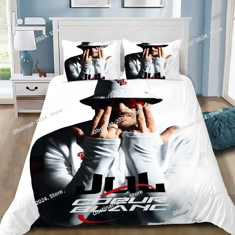 

3D Pillowcase Bedding Set JuL C'est Pas Des Lols Adult Printed Bed Set Duvet Cover Pillowcase Linen Sheet Quilt Cover Full Size