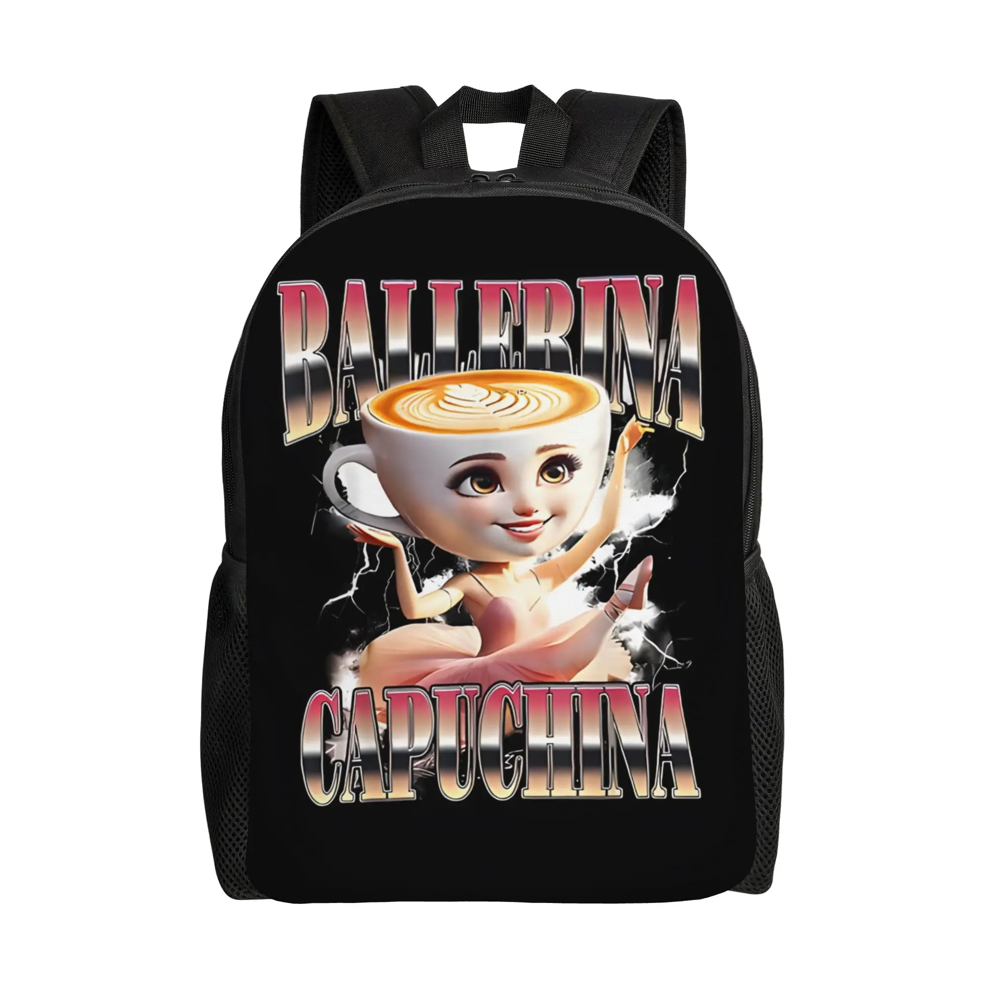 

Ballerina Cappuccina Italian-Brainrot Schoolbag everyday backpacks Women's Fashionable mochila Large Capacity Laptop mens bags