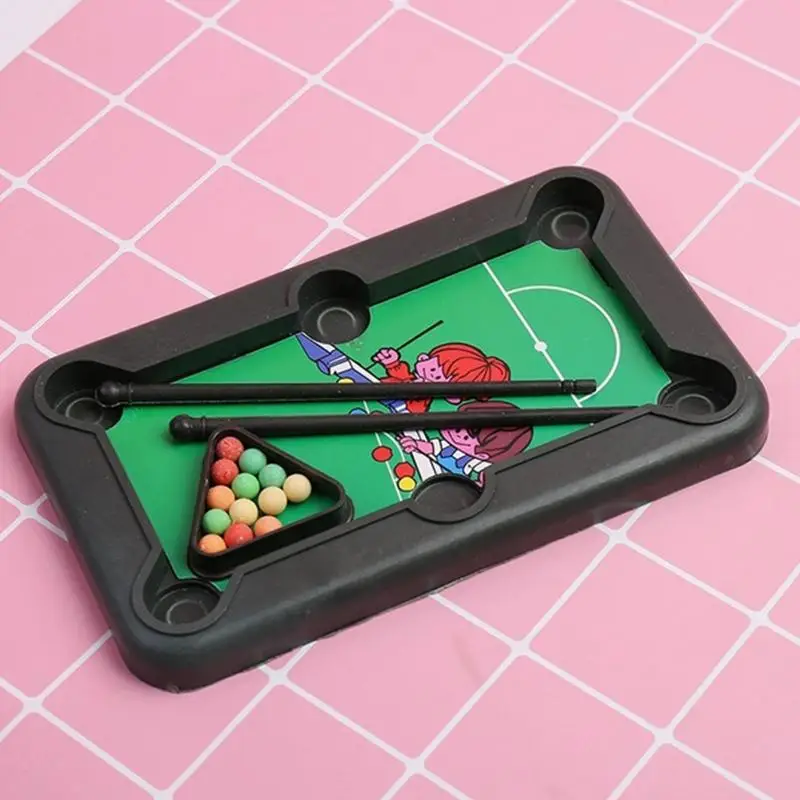 Kids Pool Table Billiards Table Pool Table Toy Interactive Table Game Small Table Top Billiards For Children Friends Family