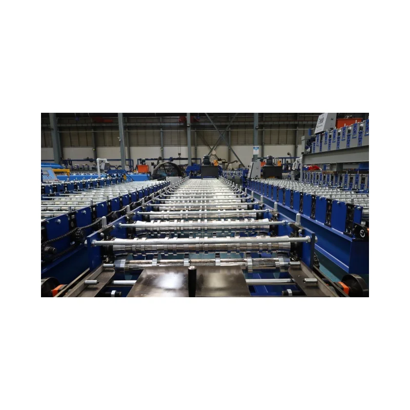 Automatic Cut Corrugated Roof Sheet Making Machine Sinusoidal Wave Metal Panel Cold Bending Production Line