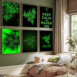 Fashion luxury R-Razer P Poster Prints Wall Sticker Bedroom Living Office Home Room Decoration Painting Self Adhesive