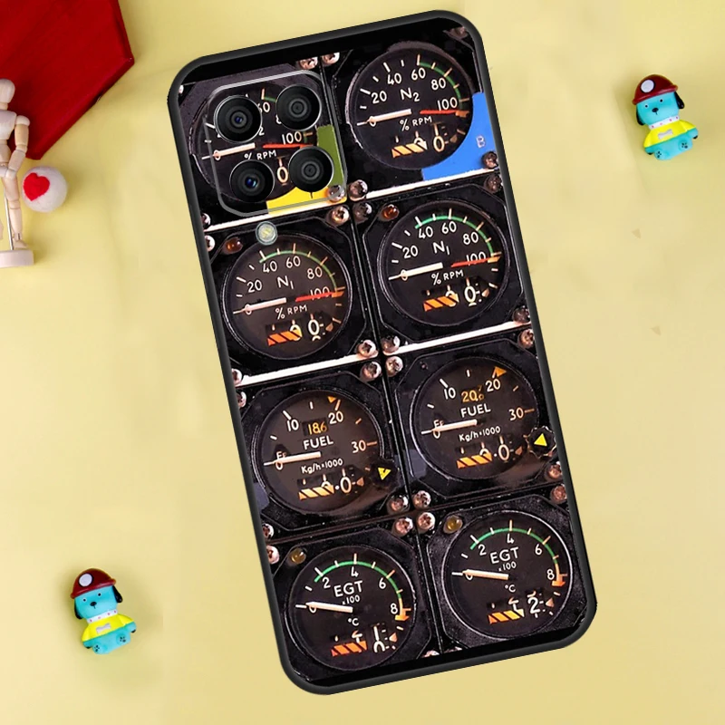 Flight Instruments Cockpit Case For Samsung Galaxy M54 M33 M53 M15 M20 M51 M31 M21 M35 M16 M36 M56 M32 M22 M55 M14 M34