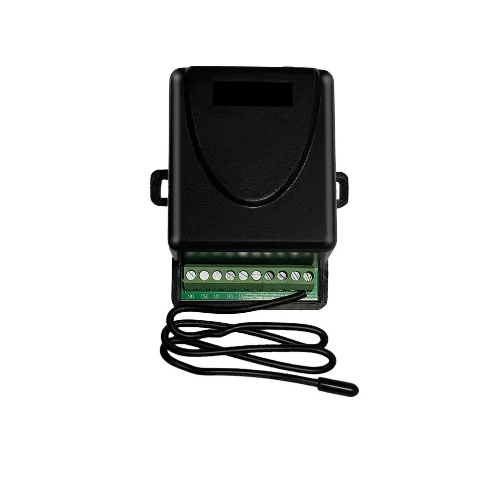 Pembuka Pintu Garasi Universal Pintu Ayun Pintu Bergulir, RF433.92Mhz, Penerima 12-24V AC DC 2ch