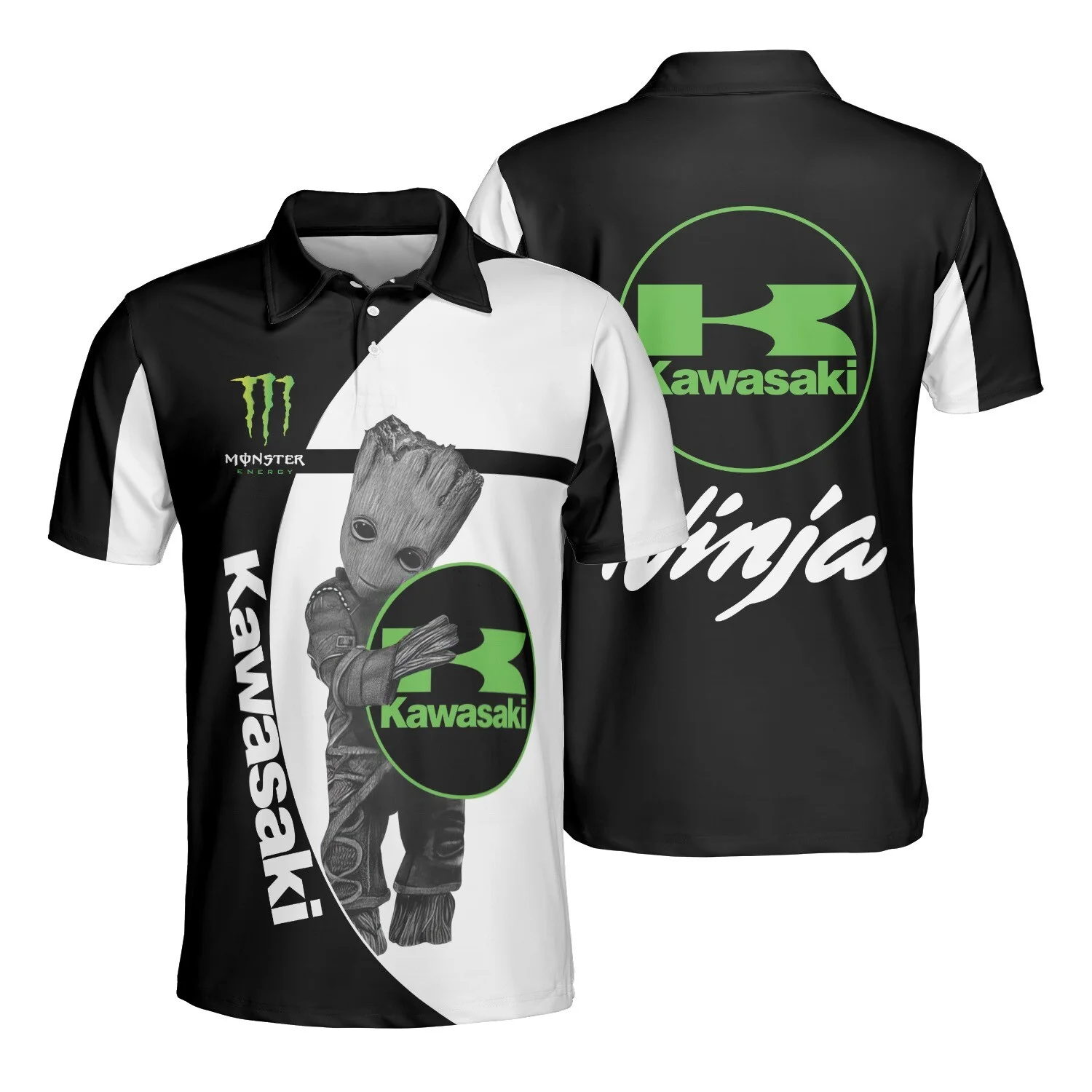 

Kawasaki 3D Gift For Fans Polo Shirt Newest Outdoor Jersey Summer Classic Tee Adults Loose Exercise Motorcycle Jersey