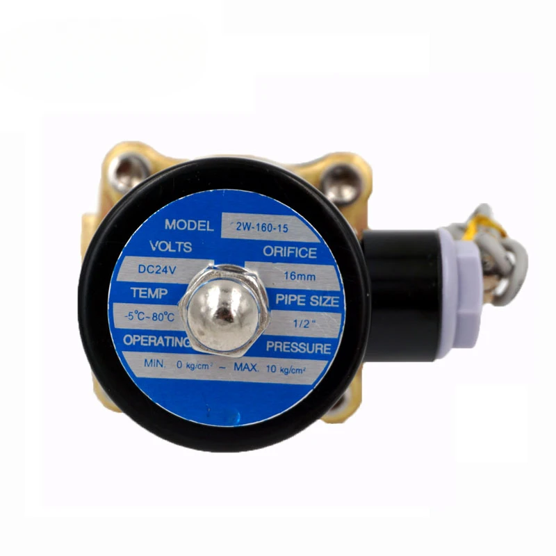 Competitive price with high quality dc 24v 2W160-15 1/2 inch brass Pneumatic 12v water solenoid valve