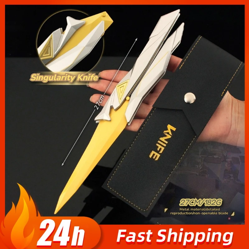 Valorant Knife Singularity 2.0 Game Peripheral Props Model Butterflies Folds Metal Toy Knives Ornaments Collectible Gift for Boy