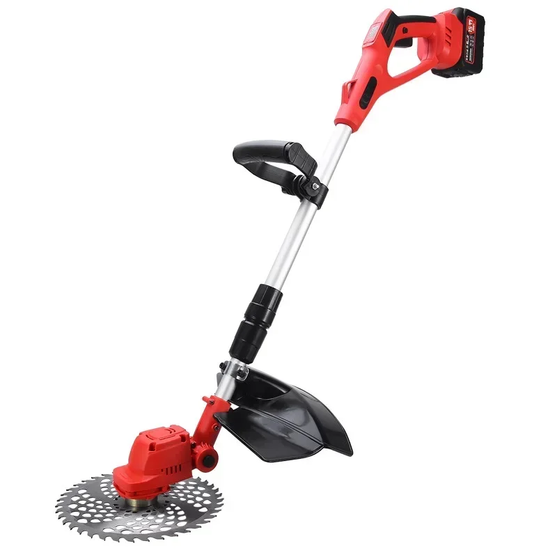 Lithium battery lawn mower High power lawn mower Handheld electric lawn mower Rechargeable garden