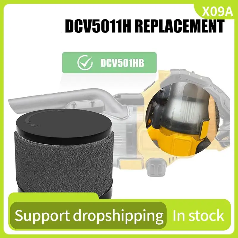 

X09A DCV5011H HEPA Filter For 20V Cordless Hand Vacuum Cleaner Parts Replacement Long Lasting Spare Accessories