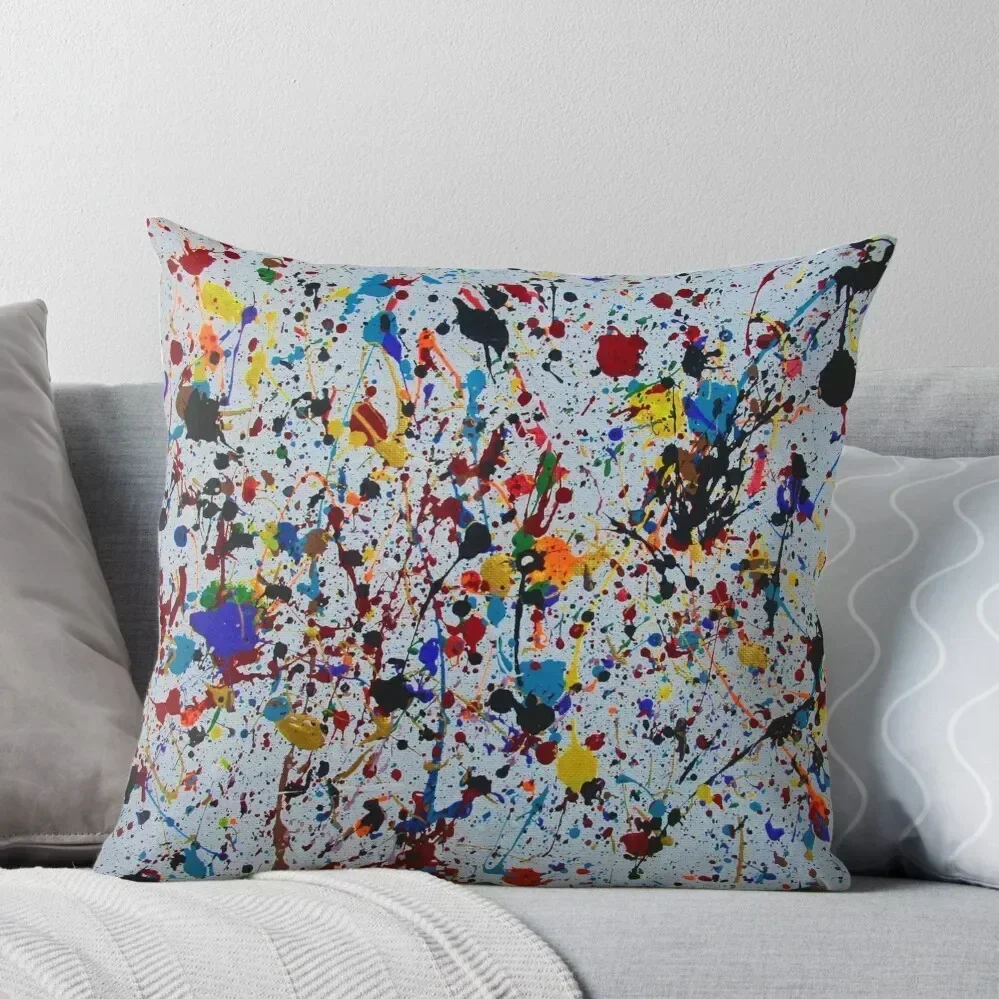 

Splatter Paint Throw Pillow Throw Pillow Covers Rectangular Cushion Cover Sofa Decorative Covers pillow