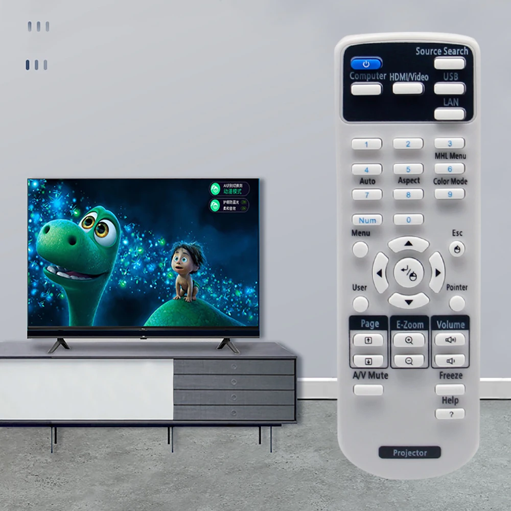 Universal Projector Remote Control For Epson BrightLink 425Wi 430i 435Wi 450Wi 455Wi 475Wi 480i 485Wi 536Wi 575Wi 585Wi 595Wi