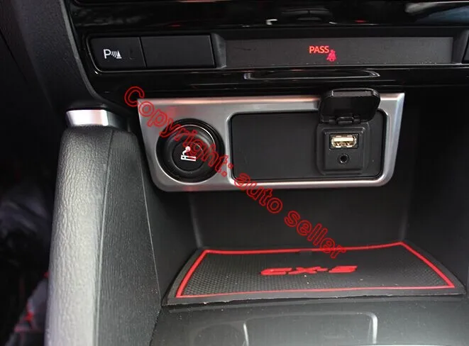 لمازدا CX-5 CX5 2015 2016 ABS لؤلؤة كروم الداخلية واجهة USB غطاء الكسوة اكسسوارات السيارات ملصقات W4