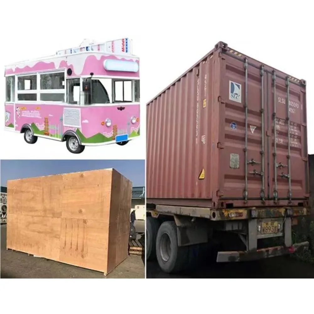 

Fully Equipped Mobile Kitchen Food Trailer for Hotdogs Ice Cream Fast Food and BBQ Hot Street Van Catering Trailer