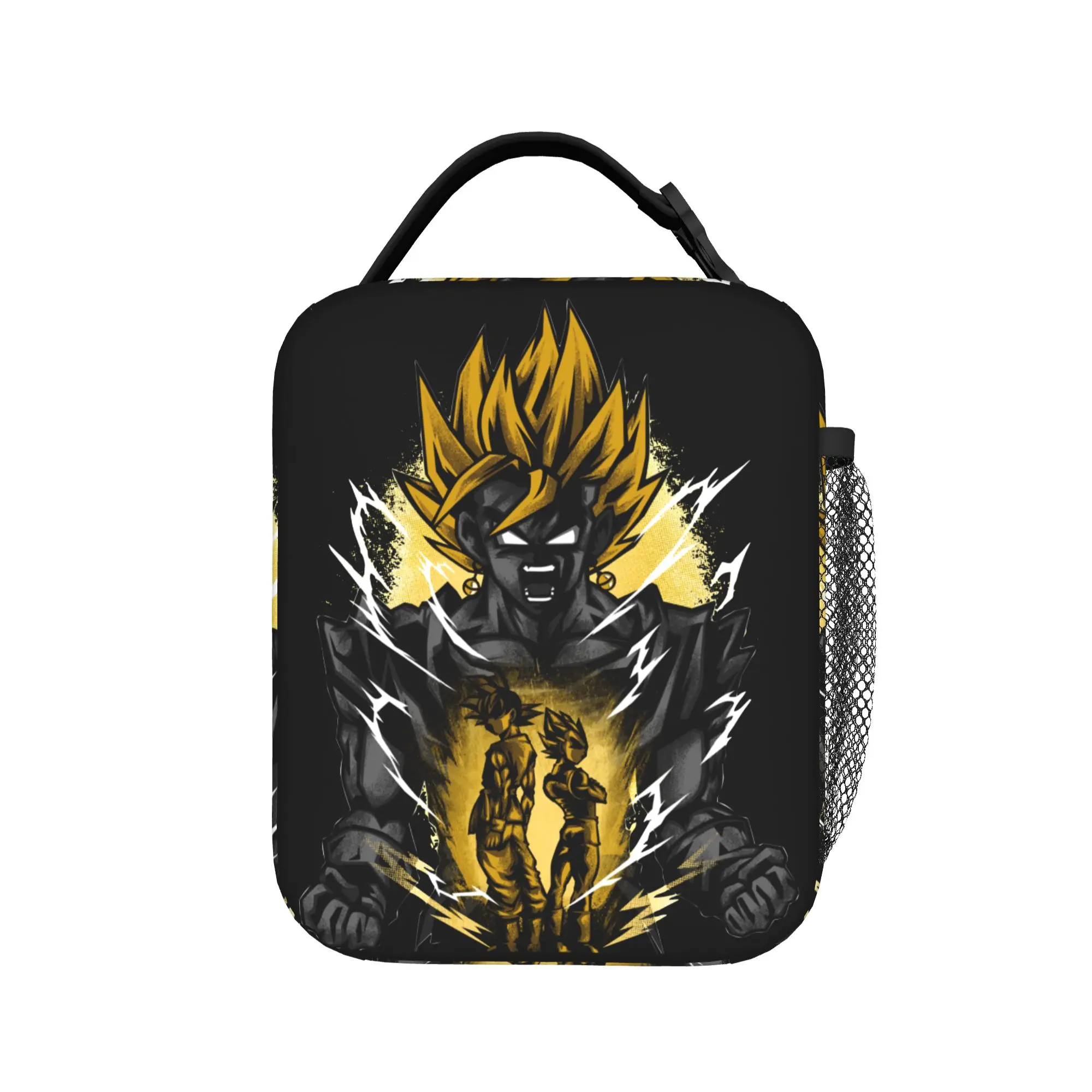 D-Dragon Ball Thermal Insulated Lunch Bags for Picnic Japanese Anime Portable Food Container Bags Thermal Cooler Lunch Box