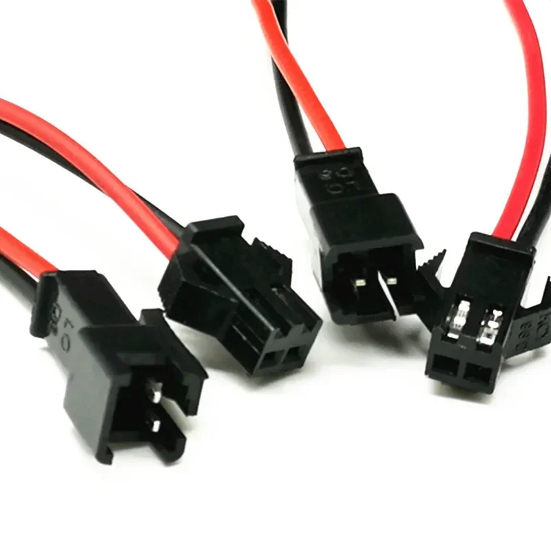 10CM Unilateral Wire Connector Terminal Line for LED Downlight, Ceiling Lamp, Toy Battery Cable, Male to Female Plug Terminal