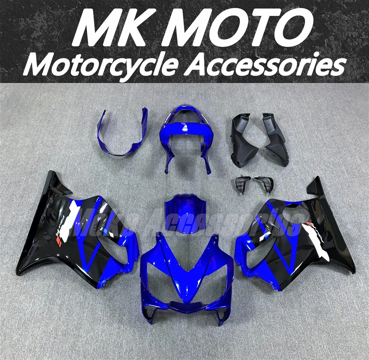 

Moke moto Motorcycle Fairings Kit Fit For Cbr600f F4i 2001 2002 2003 Bodywork Set High Quality Abs Injection Black Blue