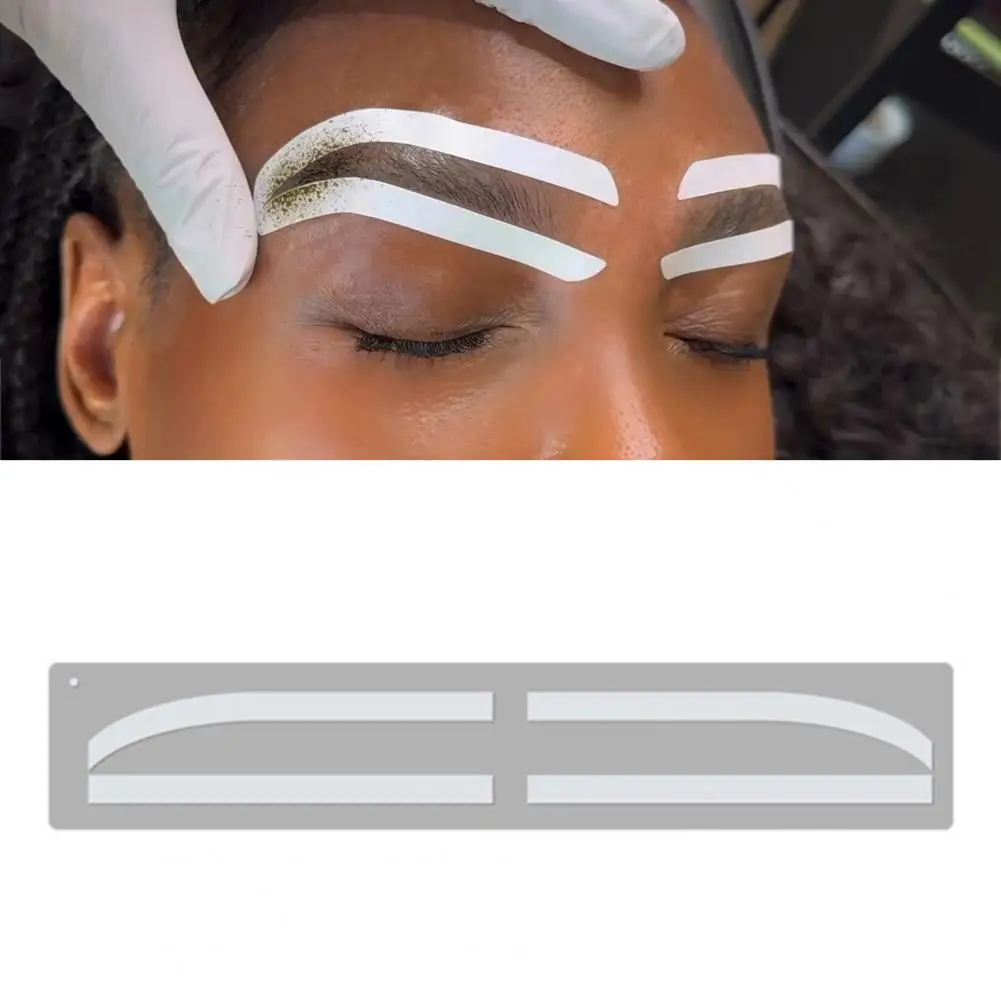 Disposable Brow Stencil Disposable Eyebrow Stencil Set with 3 Styles Brow Shaping Mapping Guide Cards Airbrush Tattoo for Arch