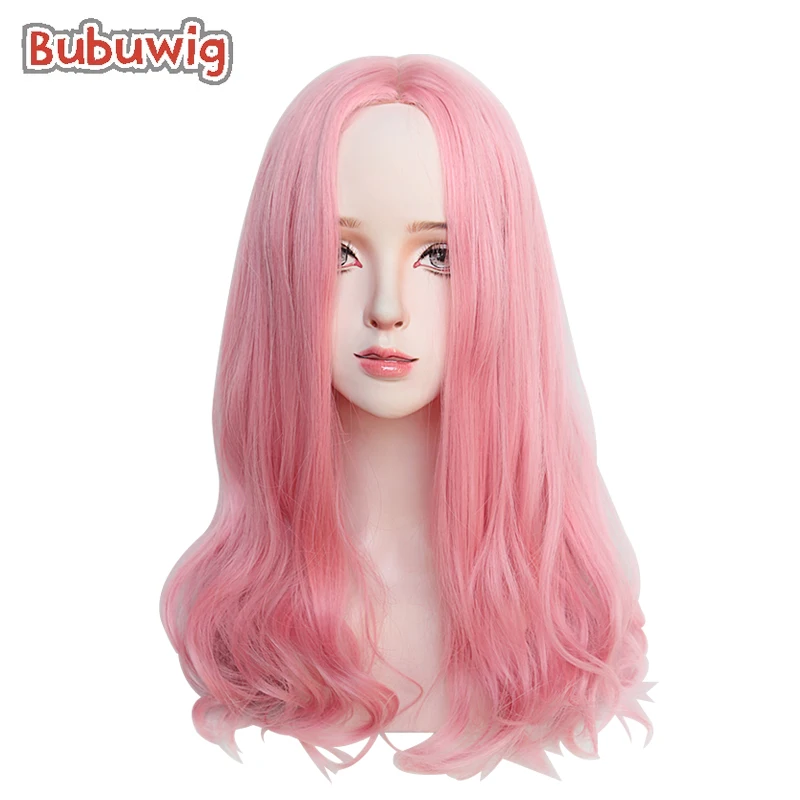 

Bubuwig Synthetic Hair Pink Lolita Wig 22 Colors Long Ombre Natural Wavy Fiber Women Cosplay Harajuku Daily Heat Resistant Wigs