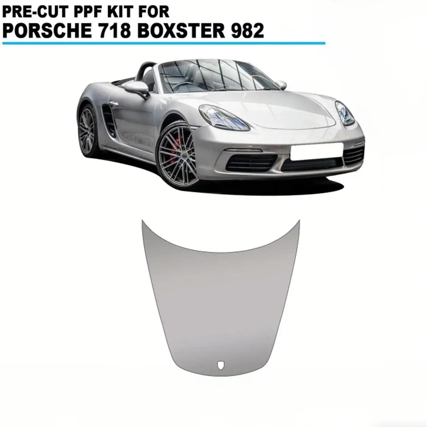 8.5Mil TPU Paint Protection Film For Porsche 718 Boxster S 982 2016-2025 Pre-cut PPF Kit Clear Bra Body Anti-Scratch Resistant