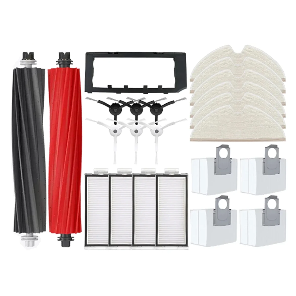 ل Q8 ماكس Q8 ماكس + Q5 برو Q5 برو + روبوت استبدال جزء فراغ الجانب الرئيسي فرشاة فلتر Hepa ممسحة كيس لجميع الغبار