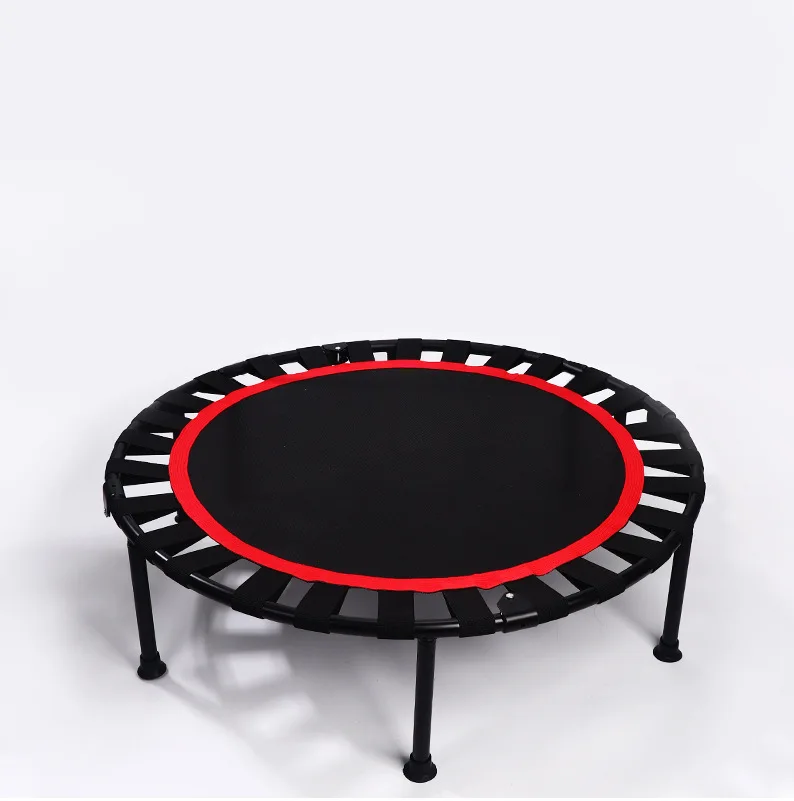 Round Trampoline Gym Fitness Indoor Outdoor Folding Exercise Trampoline with L handle 40 inch