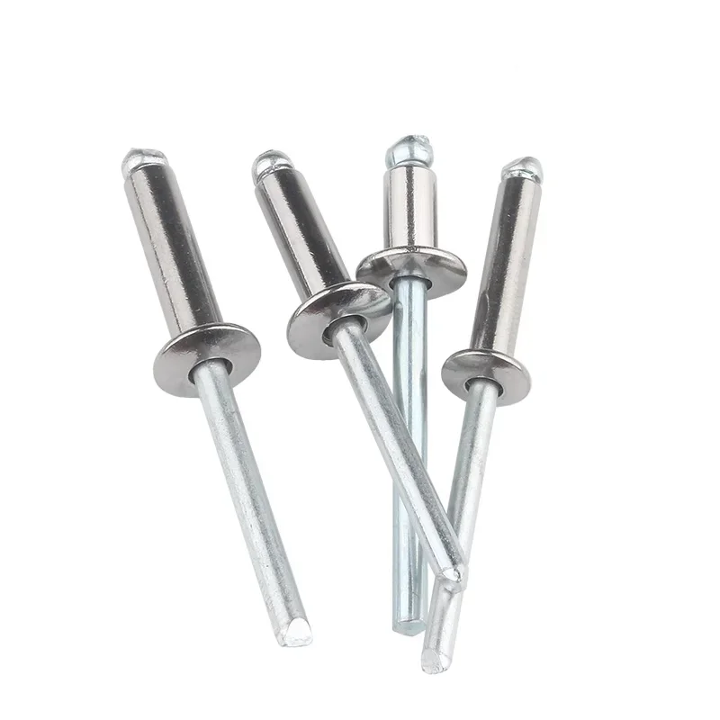 

GB12618 304 Stainless Stee Mushroom Head Break Mandrel Blind Rivets Nail Pop Rivets For Furniture Car Aircraft
