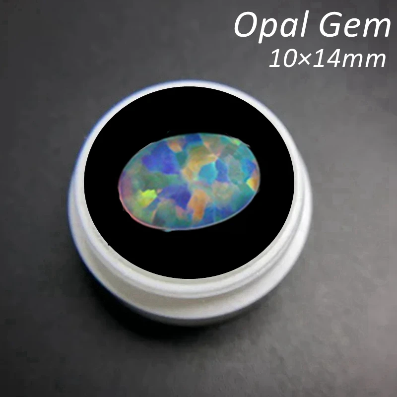 

Pretty Opal Stone 10×14mm Natural Oval Flat Cut VVS Loose GemStones For Jewelry Making /Collection/Inlay/Gift Chic Stone