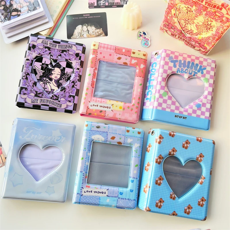 SKYSONIC New Arrival Kawaii 3 Inch Kpop Colllect Book 20pcs 40pcs Storage Postcard Bag Double Sided Mini Idol Card Organizer