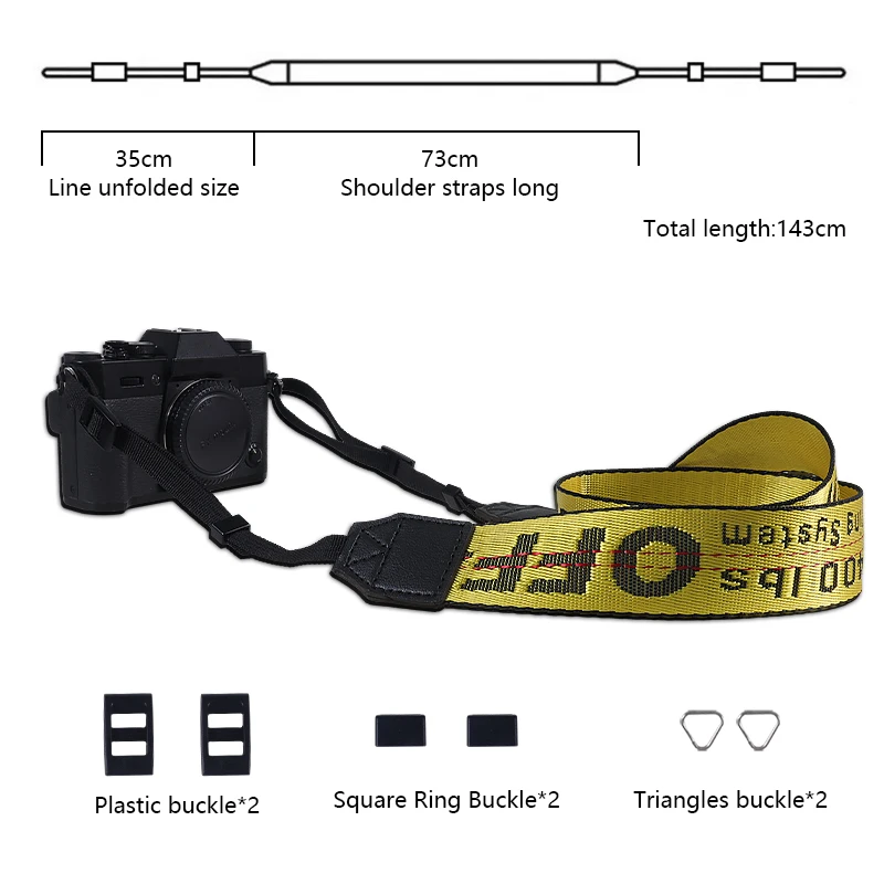 Universal Camera Shoulder Strap  Safety Strap Used for Nikon Z7II Canon 5D Mark IV Sony Leica Fuji Casio Olympus, DSLR camera