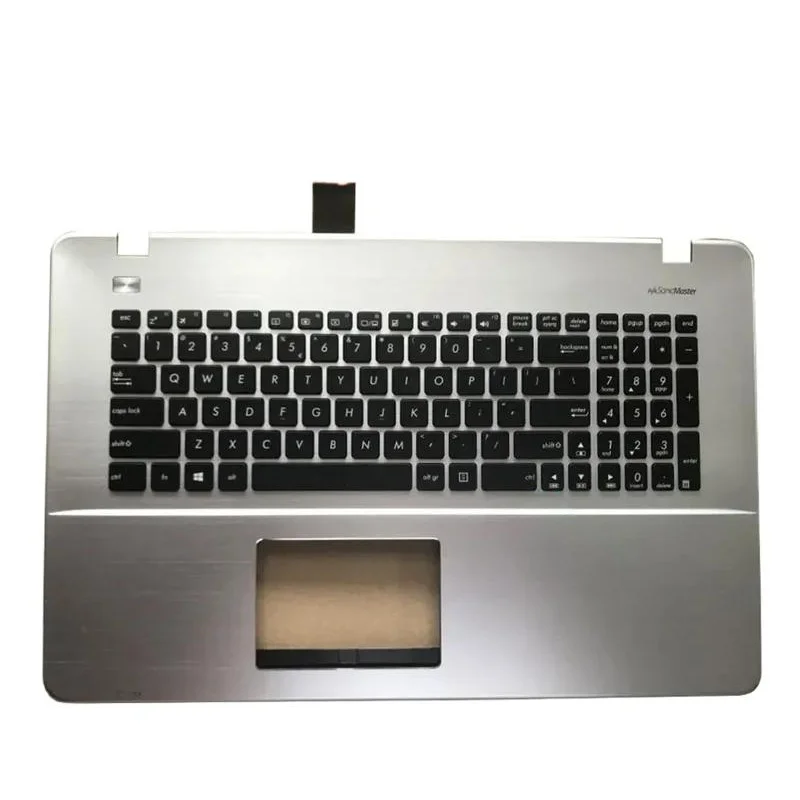 WAF новый/оригинальный верхний корпус для ASUS A751 X751LD K751L X751 R752, верхняя крышка клавиатуры США, упор для рук, серебристый