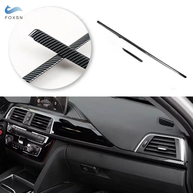 Car Inner Dashboard Panel Strips Trim For BMW 3 4 Series F30 F31 F34 F32 F33 2013 2014 2015 2016 2017 2018 2019 LHD Accessories