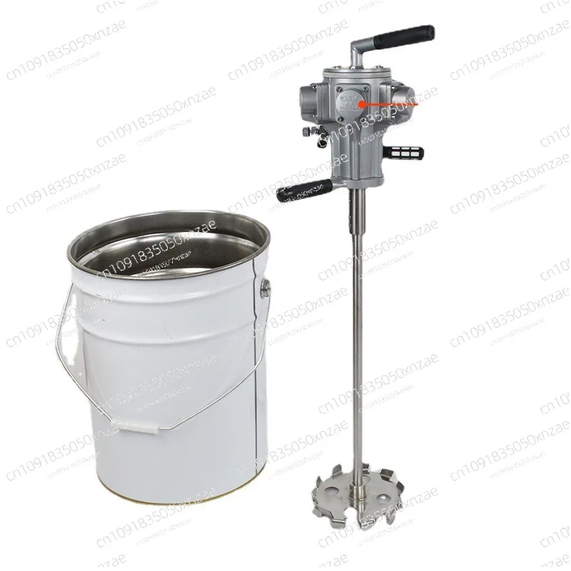 

Pneumatic Mixer 50 Gallon Paint Coating Mixer Vertical Portable Small Handheld
