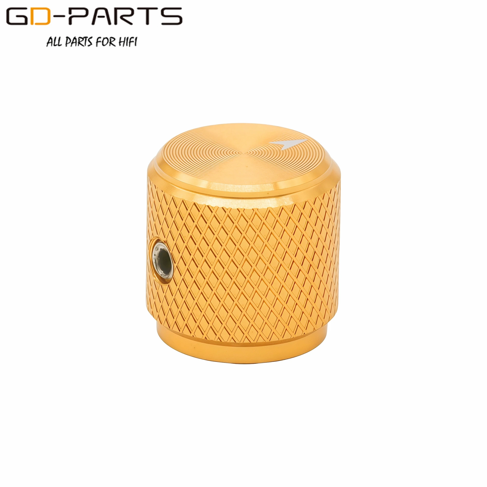 10PCS Solid Guitar AMP Effect Pedal Cabinet Aluminum Knob Button 13x13mm 6mm Shaft Hole CNC Machined Silver Black Golden