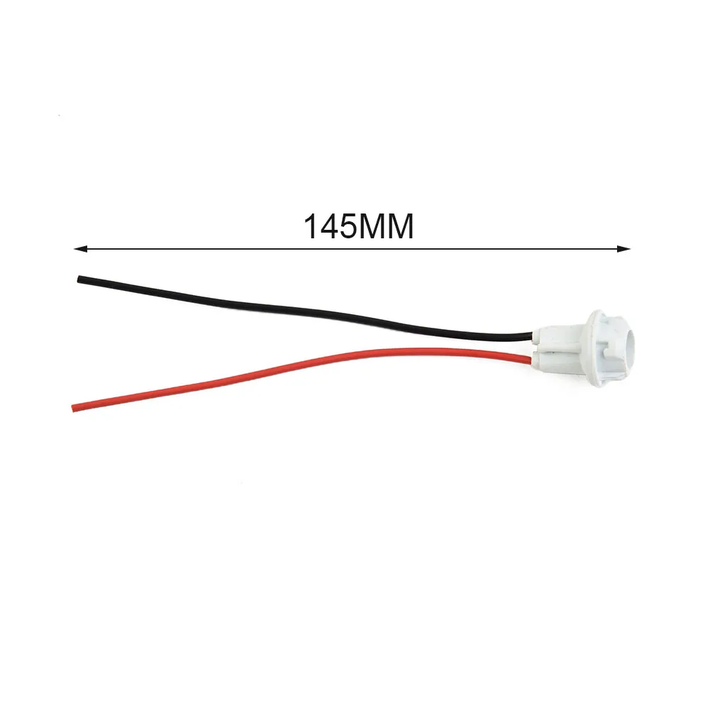 1pc Socket Easy To Use Single White 15cm Long Electric Vehicles For Motorcycles Instrument Light Socket