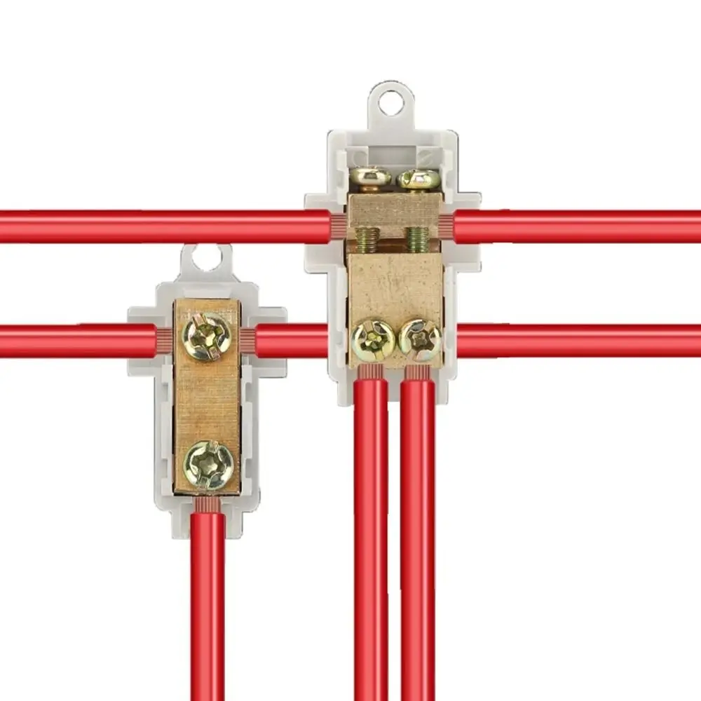 Cable Junction Box Locking Quick Crimp Block Quick Wire Connector Terminal High Power Branch Terminal T-type Wiring Terminal