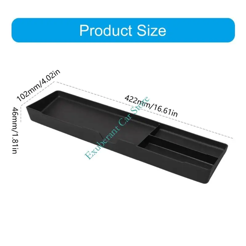 H3CE صندوق تخزين السيارة القوي TPE منظم علبة درج السيارة لاستخدام المركبات #6