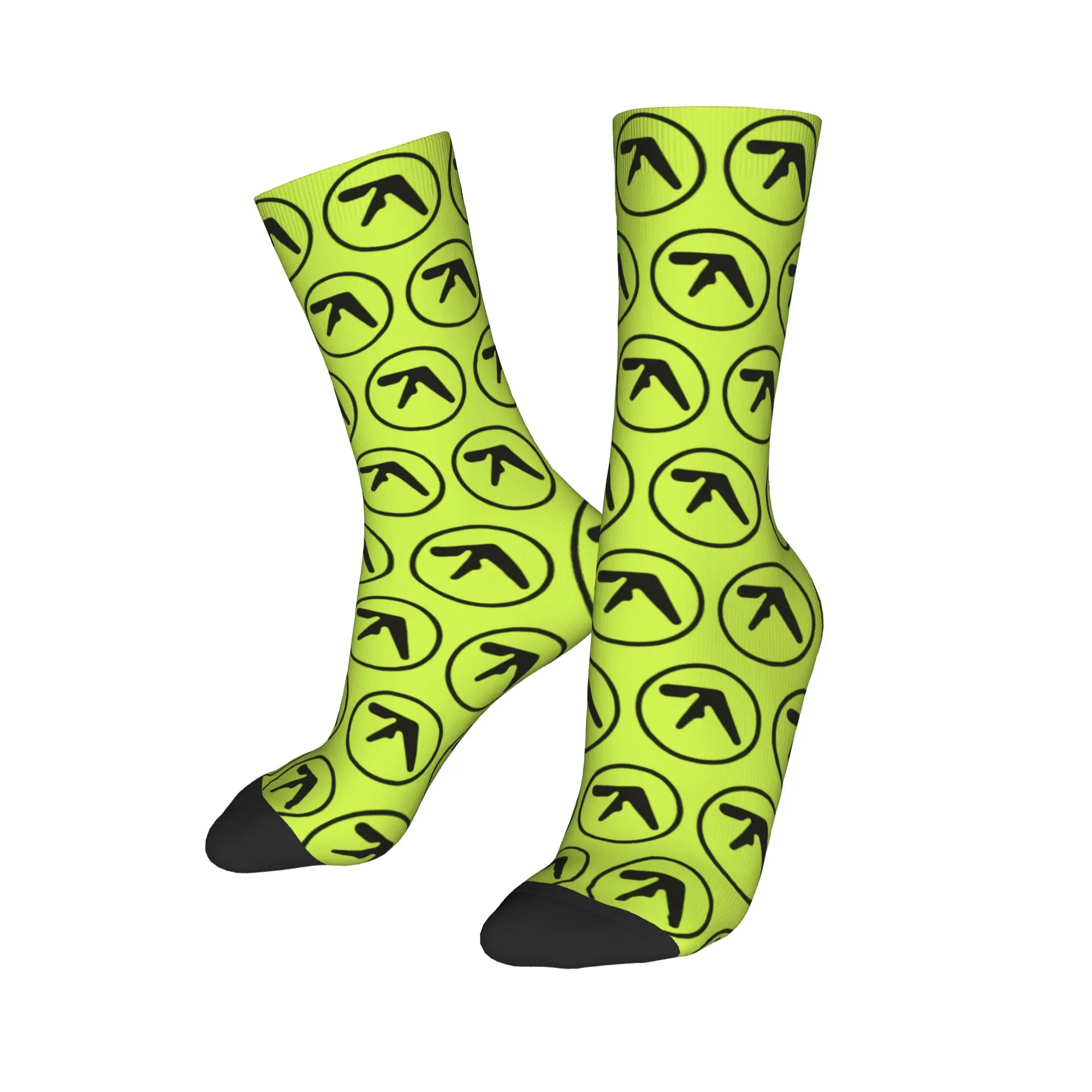 Custom Harajuku A-Aphexes Mixes Elements Logo Socks Men Women Warm 3D Printing Heavy Metal  Football Sports Socks