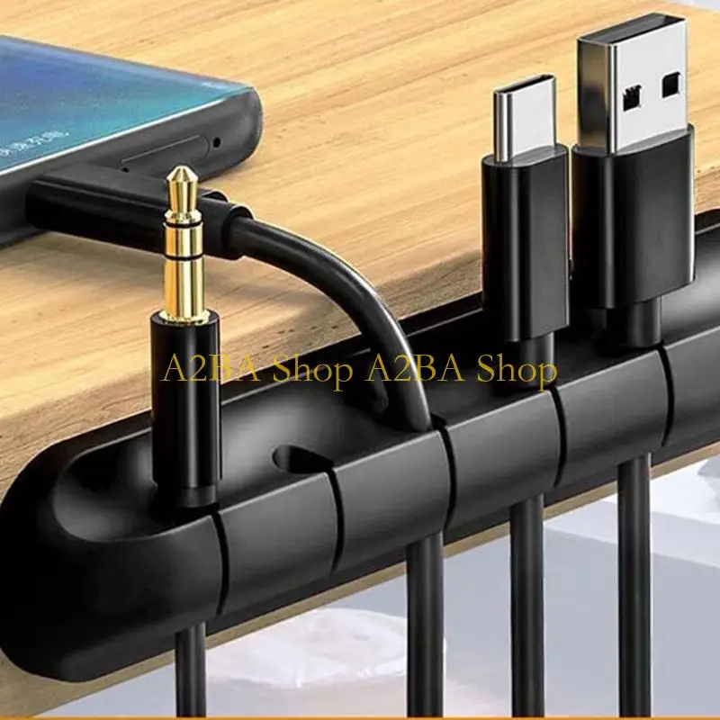 A2BA Flexible Elastomer Wire Owner Clamps Strong Gluey Backing For Multiple Face Cable Arrangement