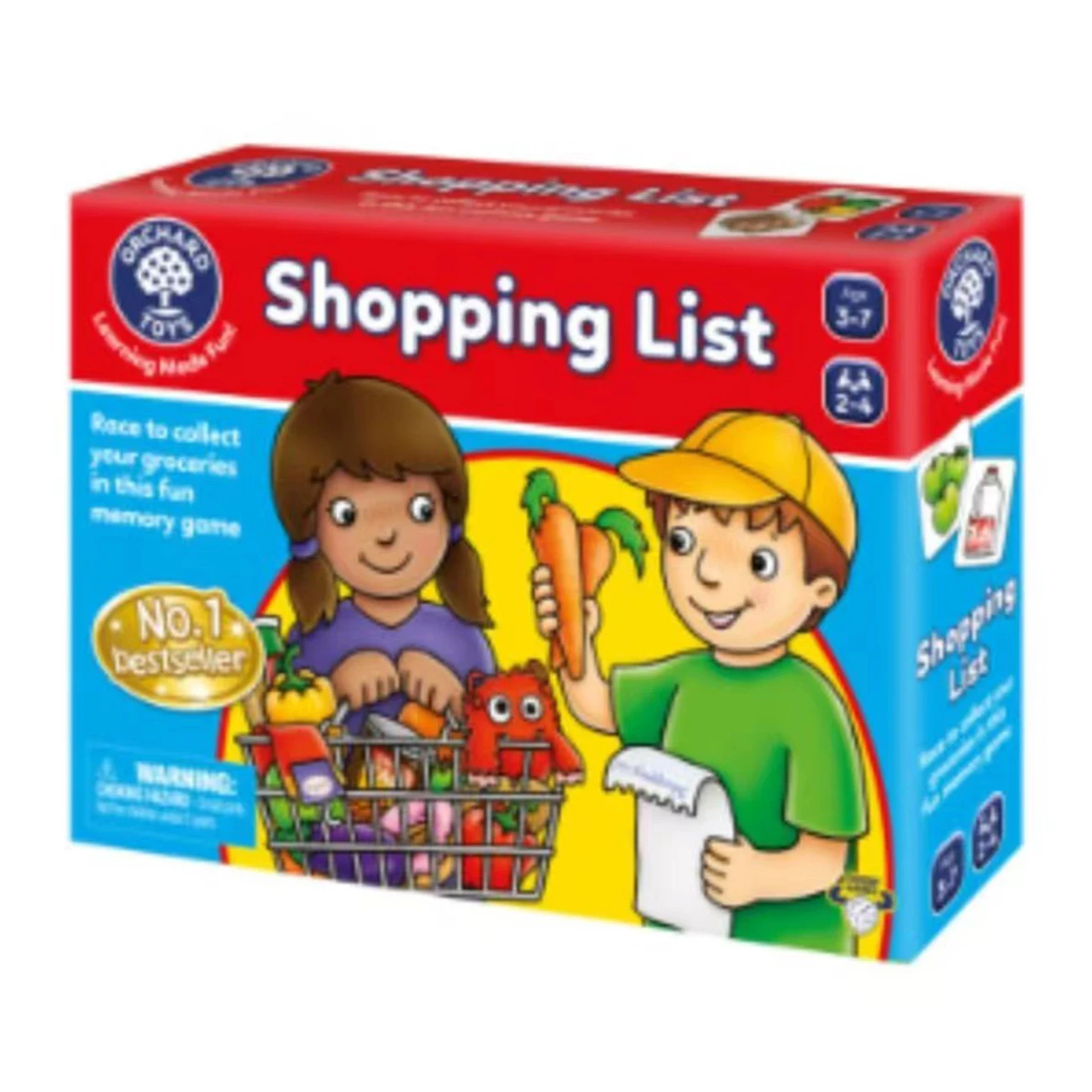 Orchard Toys table game shopping list math parent-child puzzle toys