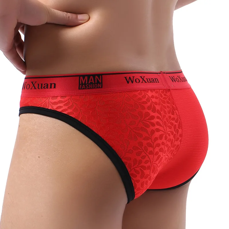 Men Briefs Lace Underwear Sexy Men Lingerie Comfortable Underpants Ropa Interior Hombre Briefs Bikini Male Panties