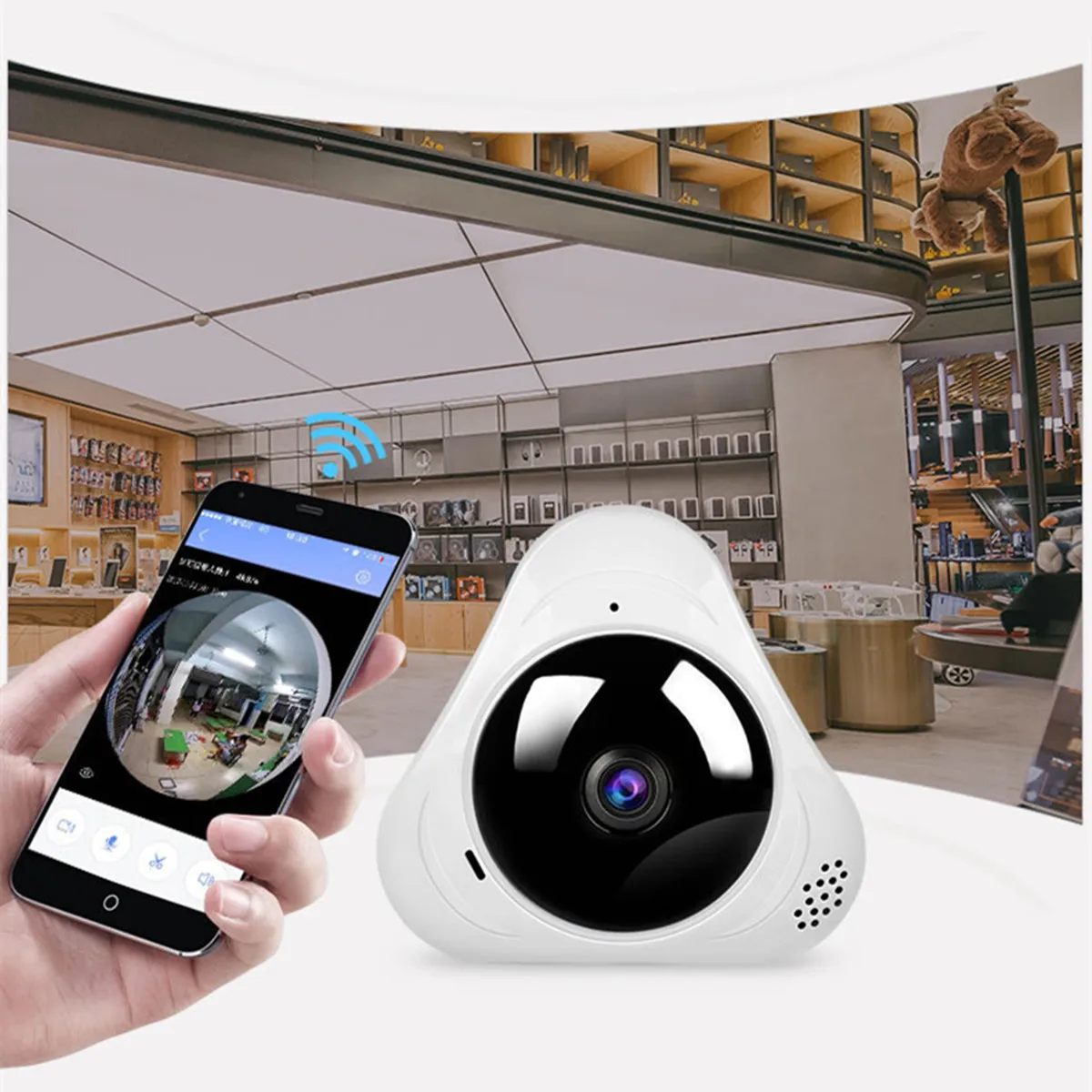 Imagem -02 - Vstarcam C991 3mp 1296p Full Color sem Fio Ptz ip Dome Câmera ai Humanoid Detecção Home Security Cctv Intercom Baby Monitor