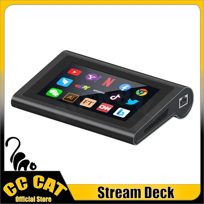 

Stream Deck Visual Keyboard Programmable Button 8-In-1 15 Keys Mini Streamdeck Desktop Dock Multifunctional Expansion Dock Gifts