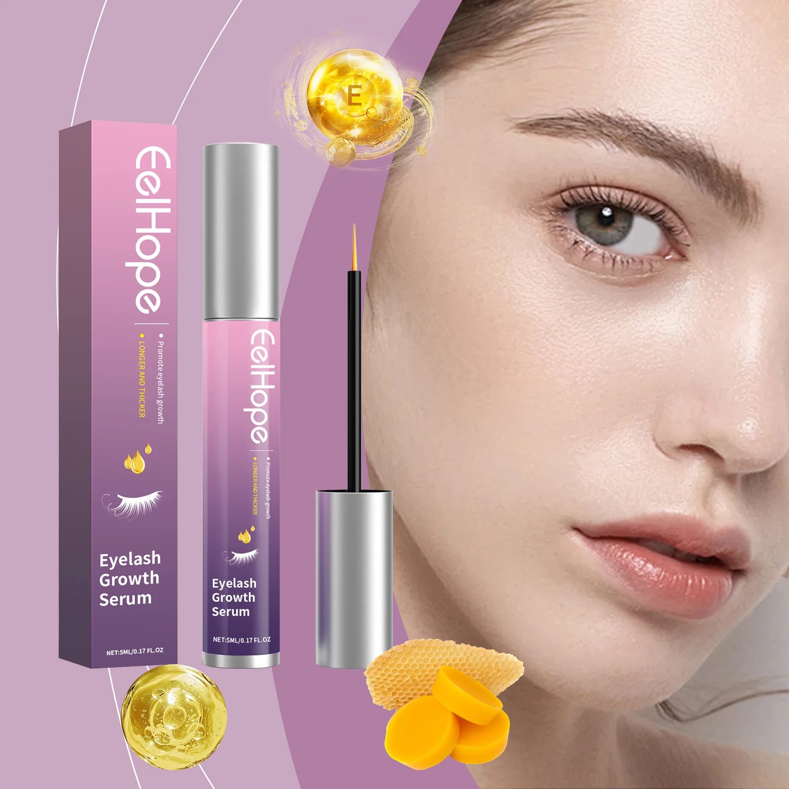 速いまつげの成長血清 天然エンハンサー 長く太い眉毛 リフトケア より豊かなまつげ製品 まつげの根元の保湿